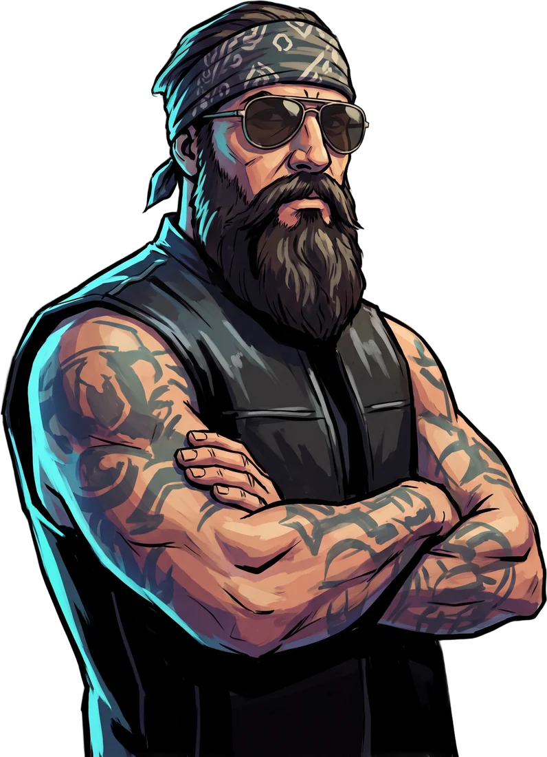 Biker aus Catana City